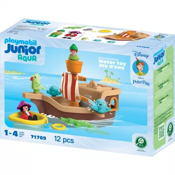 Figūrėlių rinkinys JUNIOR & Disney Piracki statek Piotrusia Pana
