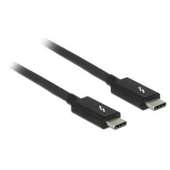 Thunderbolt kabelis DeLOCK 84845 1 m 20 Gbit/s Juodas