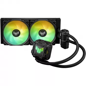 ASUS TUF GAMING LC II 240 ARGB procesoriaus skysčio aušinimo komplektas 12 cm juodas