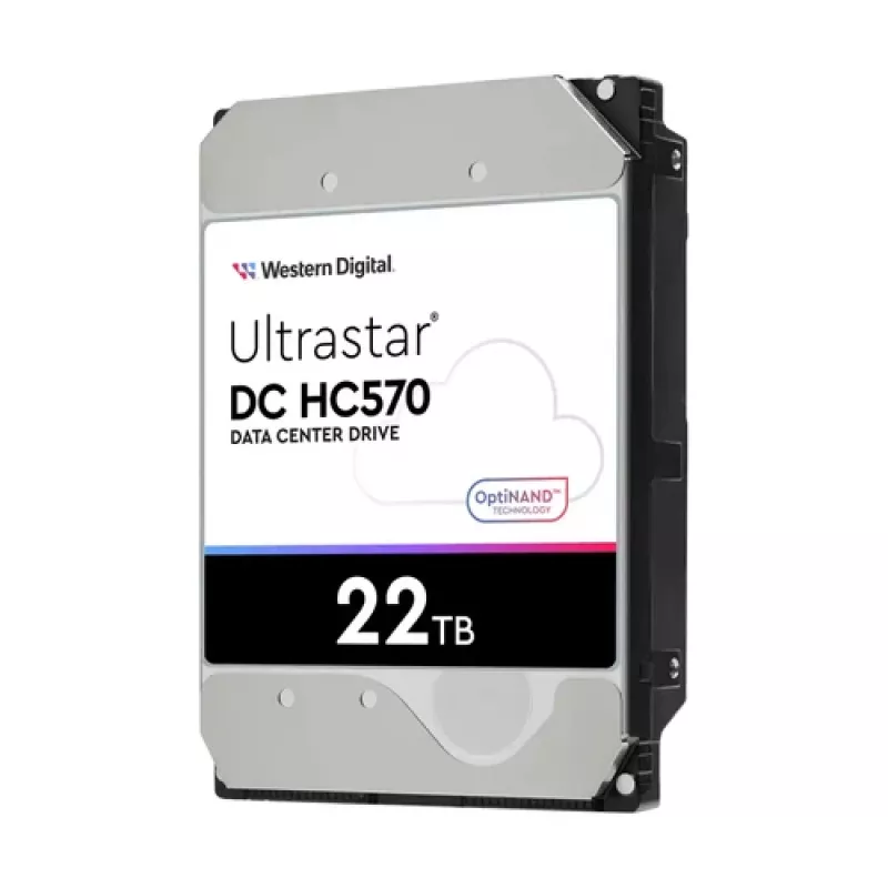 3,5 colio SAS kietasis diskas Western Digital Ultrastar DH HC570 22 TB, 12 Gbit/s, 7200 RPM, 512 MB talpykla