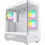 Montech XR Midi-Tower korpusas su grūdintu stiklu - balta