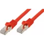 Tinklo kabelis ShiverPeaks Cat. 7 S/FTP 15 m raudonas