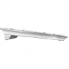 CHERRY DW 9100 SLIM belaidė klaviatūra ir pelė RF Wireless + Bluetooth QWERTZ vokiška sidabrinė