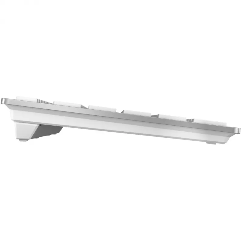 CHERRY DW 9100 SLIM belaidė klaviatūra ir pelė RF Wireless + Bluetooth QWERTZ vokiška sidabrinė