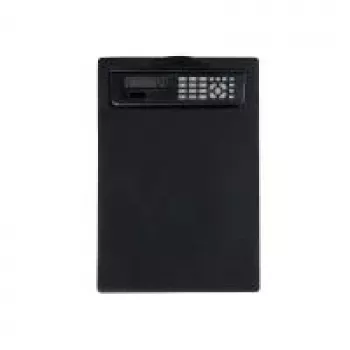 MAUL A4 aplankas su skaičiuotuvu Einfacher Calculator juodas (23254-90)