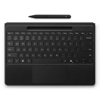 „Microsoft Surface Pro Flex“ klaviatūra su jutikliniu kilimėliu, belaidė Bluetooth, QWERTY išdėstymas, juoda