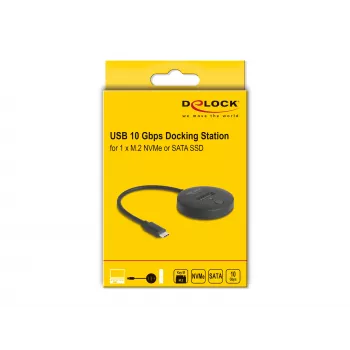 M.2 dokų stotelė DeLOCK 64254 USB 3.2 Gen 1 Type-C NVMe SATA