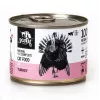 Šlapias pašaras katėms 3coty 04 Turkija 180 g – pâtė suaugusioms katėms, vieno baltymo, visavertis pašaras