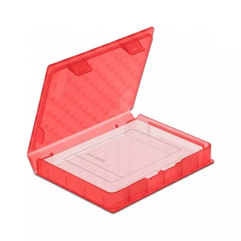 Apsauginis dėklas 2,5 inch kietajam diskui DeLOCK 18370 raudonas
