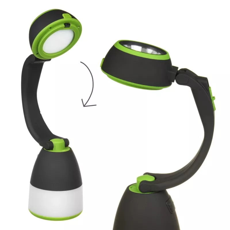 Įkraunamas LED stovyklavimo žibintas MACLEAN MCE298 3W nešiojamas, USB maitinamas, kompaktiškas