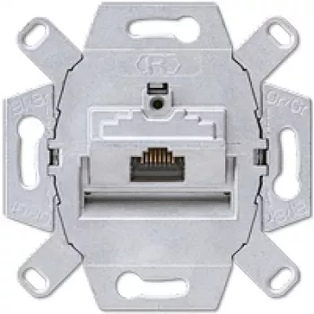 JUNG UAE 8 UPOK6 - RJ-45 - 6a - sidabrinis