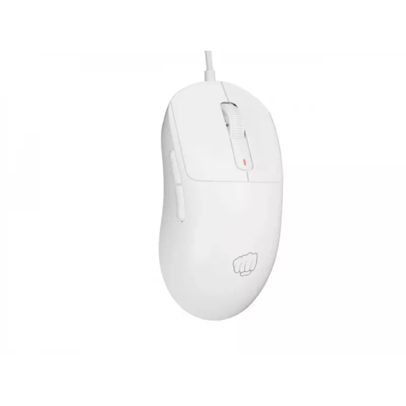 Žaidimų pelė Fury Tanto T4 — 12000 DPI, RGB, balta, USB