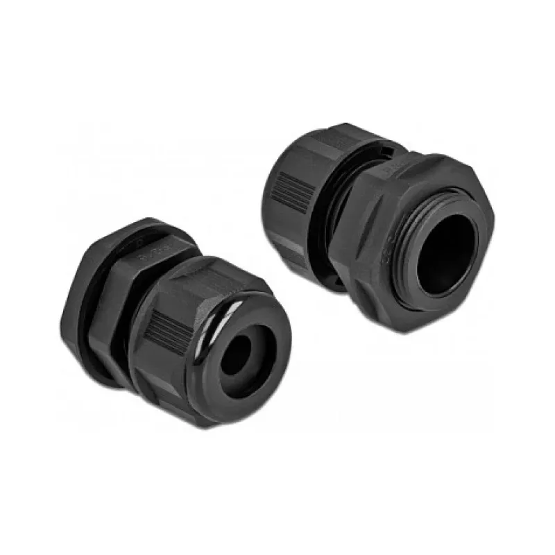 Kabelio įvadas DeLOCK 60365 Juodas Plastikinis 2 vnt.