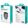 Įkroviklis USAMS CC290 T66 45W GaN USB-A + USB-C