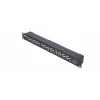 Extralink Gigabit PoE Injektorius 12 prievadų 12x 1000Mb/s RJ45, montavimui į stelažą