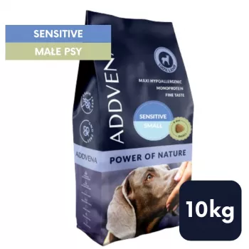 ADDVENA Power of Nature Adult Sensitive Small ėriena - sausas šunų ėdalas - 10kg