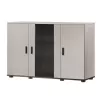 Komoda Cama Meble SOHO 120×41×80 cm – kashmyro priekiai, juodas karkasas