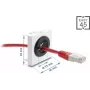 Kabelio įvadas DELOCK Easy 91075, 23 mm skersmens, skirtas stalams ir spintoms