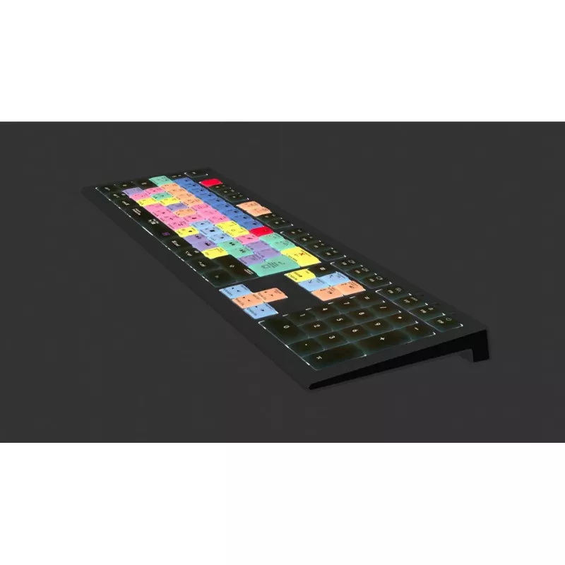 Logickeyboard LKB-PPROCC-A2M-UK klaviatūra USB QWERTY angliška juoda