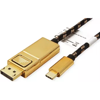 ROLINE 11.04.5849 USB grafikos adapteris 4096 x 2560 pikselių juodas - auksinis