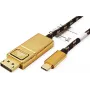 ROLINE 11.04.5849 USB grafikos adapteris 4096 x 2560 pikselių juodas - auksinis
