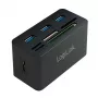 Dokavimo stotelė LogiLink CR0042 USB 3.2 kortelių skaitytuvas ir USB šakotuvas