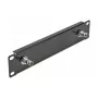 Priekinis skydelis DeLOCK 10 colių Panel su 2 x BNC lizdais 1U juodas