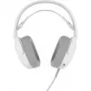 Ausinės QPAD GAMIAC HS71 laidinės, ausinė juosta, USB Type-C, apgaubiančios, 20–20000 Hz, 2,2 m kabelis, balta