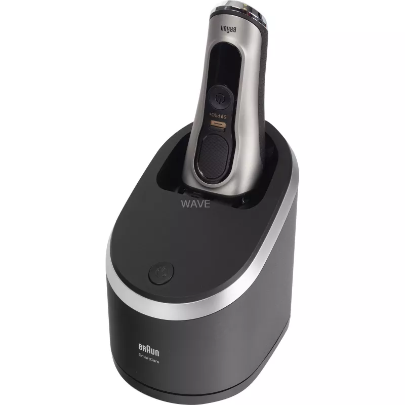 Braun Series 9 Pro+ 9565cc šlapiui ir sausam skutimui folijos skustuvas su trimeriu Metallic
