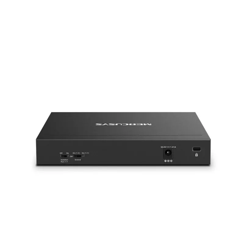 Mercusys MS108GP 8 prievadų Gigabit stalinis jungiklis su 7 prievadais PoE