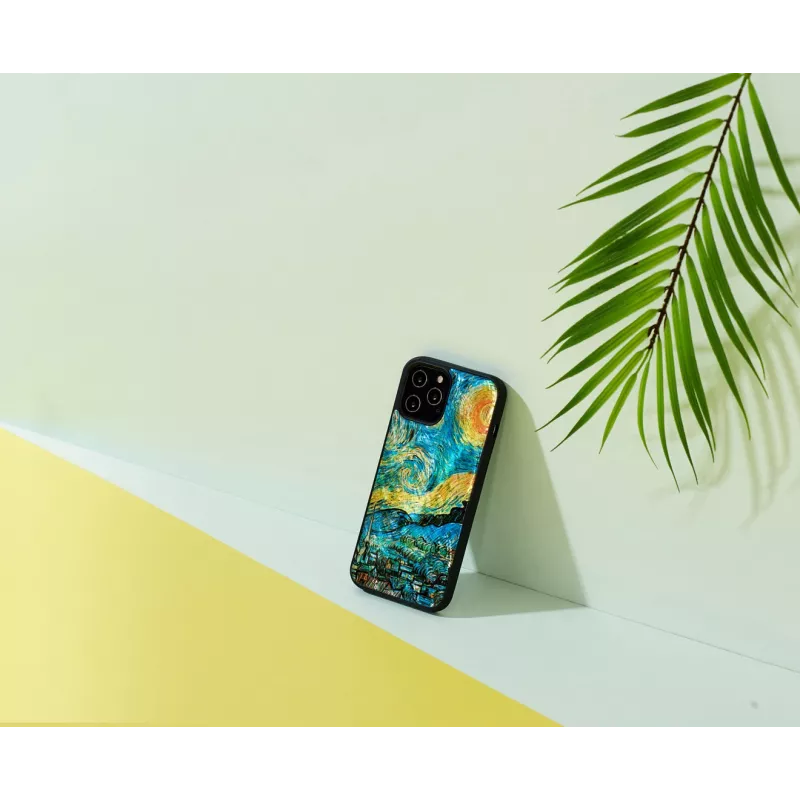 Apsauginis dėklas iKins Apple iPhone 12 Pro Max — žvaigždėtos nakties juoda