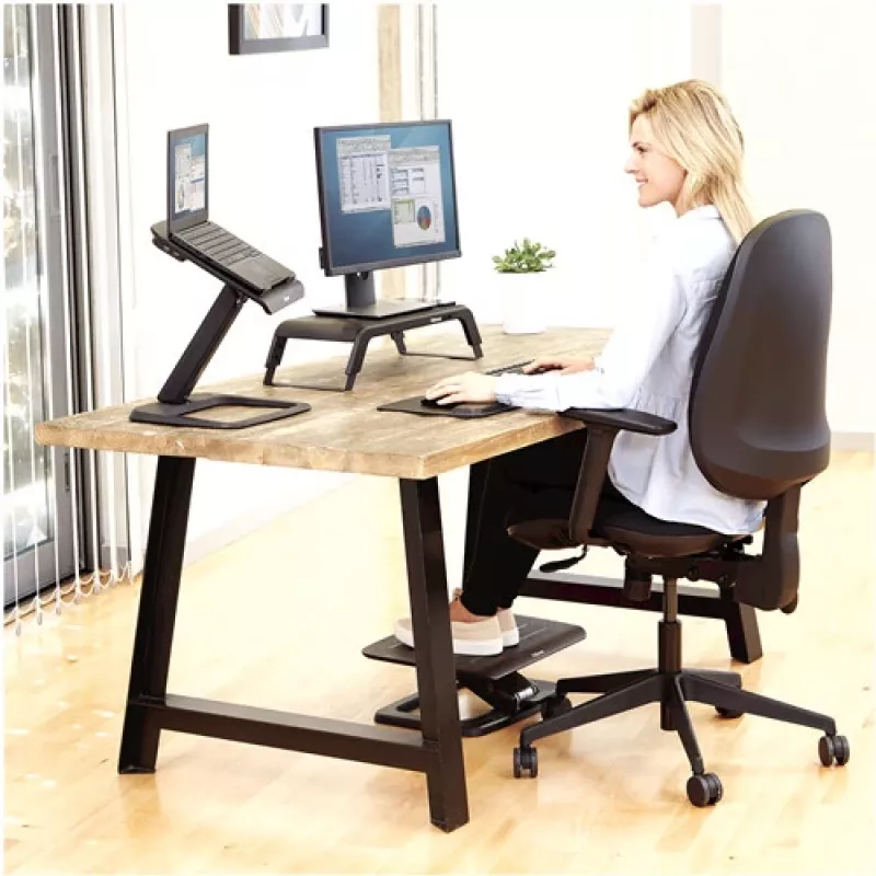 FELLOWES Hana Monitor Stovas - Juodas 230V EU/UK