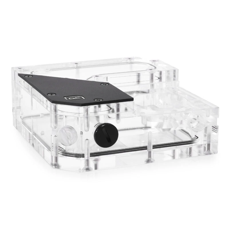 Rezervuaras Alphacool 15075 Akrilinis Juodas Skaidrus 120mm