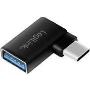 Logilink AU0055 USB-C (M) kampinis adapteris į USB (M) – USB 3.2 Gen 1, 5 V, 3 A, juodas