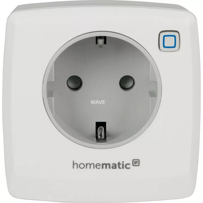 Homematic IP HMIP-PSM-2 išmanusis kištukinis lizdas, baltas, IP20, 3680 W
