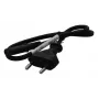 HP maitinimo laidas – BS 1363 (M) į IEC 60320 C7 – 0,5 m – juodas – Vidurio Rytai, Europa – skirtas Deskjet F4210, F4213, F4224, F4230, F4250, F4273, F4274, F4275, F4283, F4288, F4292