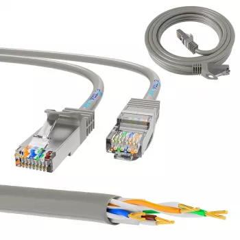 LAN pataisas Extralink Cat.5e UTP 2 m, RJ-45 į RJ-45, pilkas