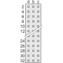 SCHROFF Blade Strip - Juostinis lizdas DIN 41612 SIEM (69001851)