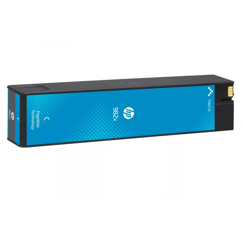 HP 982X didelės talpos ciangra spalvos originali PageWide kasetė, 1 vnt., 16000 puslapių