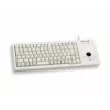 CHERRY XS Trackball klaviatūra su valdymo rutuliu, universali USB, QWERTZ vokiškas išdėstymas, pilka