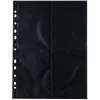 Foto kišenėlės HERMA Fotophan 10x15 cm portretinė juodos 10 vnt.