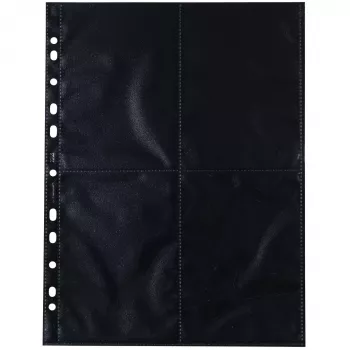Foto kišenėlės HERMA Fotophan 10x15 cm portretinė juodos 10 vnt.