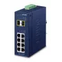 Valdomas jungiklis PLANET IP30 pramoninis L2/L4 8 prievadų Gigabit Ethernet 10/100/1000