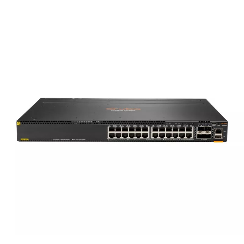 Valdomas jungiklis Aruba 6300M 24 prievadai 1GbE Class 4 PoE ir 4 prievadai SFP56
