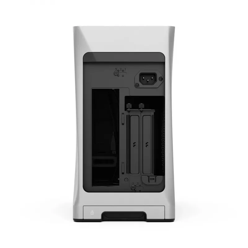 Fractal Design Era 2 Mini Tower sidabrinis