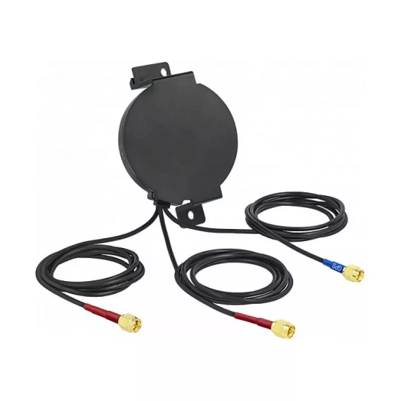 Antena DeLOCK LTE MIMO GNSS 3 x SMA kištukas RG-174 3 m lauke juoda