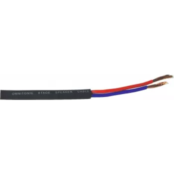 Garsiakalbių kabelis Omnitronic 3030021L 2x2,5 mm², 50 m, juodas