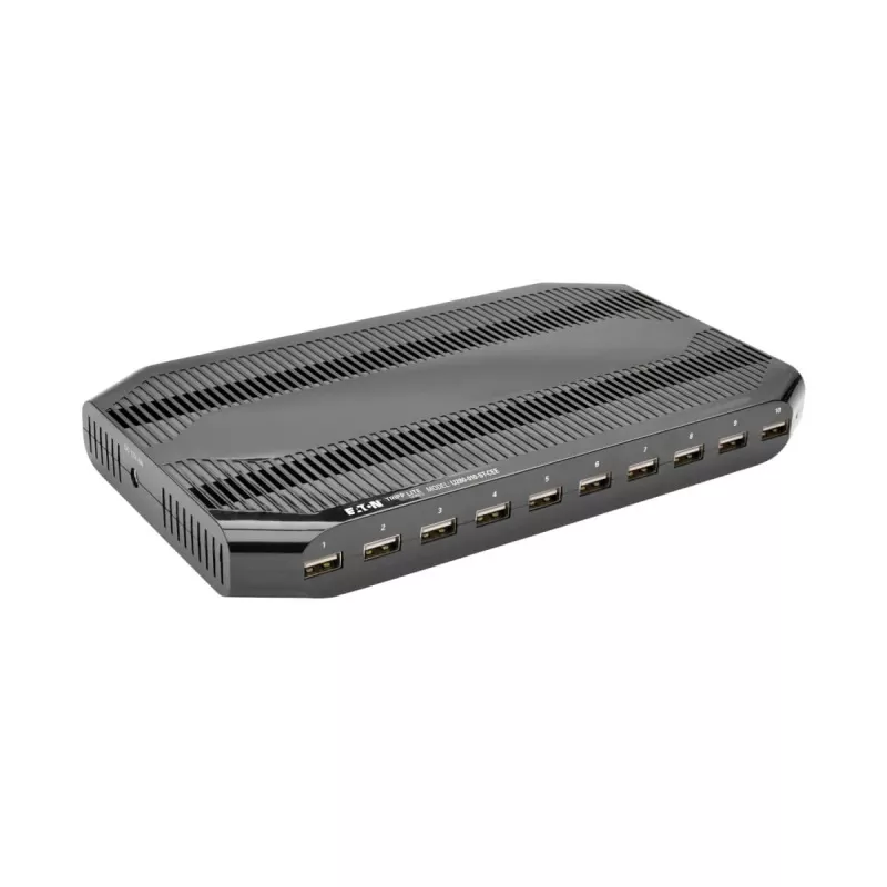 Tripp Lite U280-010-ST-CEE 10 prievadų USB įkrovimo stotelė, 96W, juoda