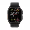 Apple Watch Ultra 2 GPS + Cellular 49 mm juodas titano korpusas su juoda Trail Loop dirželiu - S/M