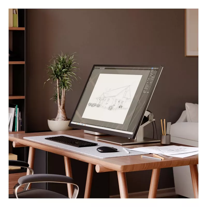 Alogic TFT 32 Clarity Touch 4K monitor su liečiamu ekranu, 60Hz, webkamera ir sulankstomu stovu